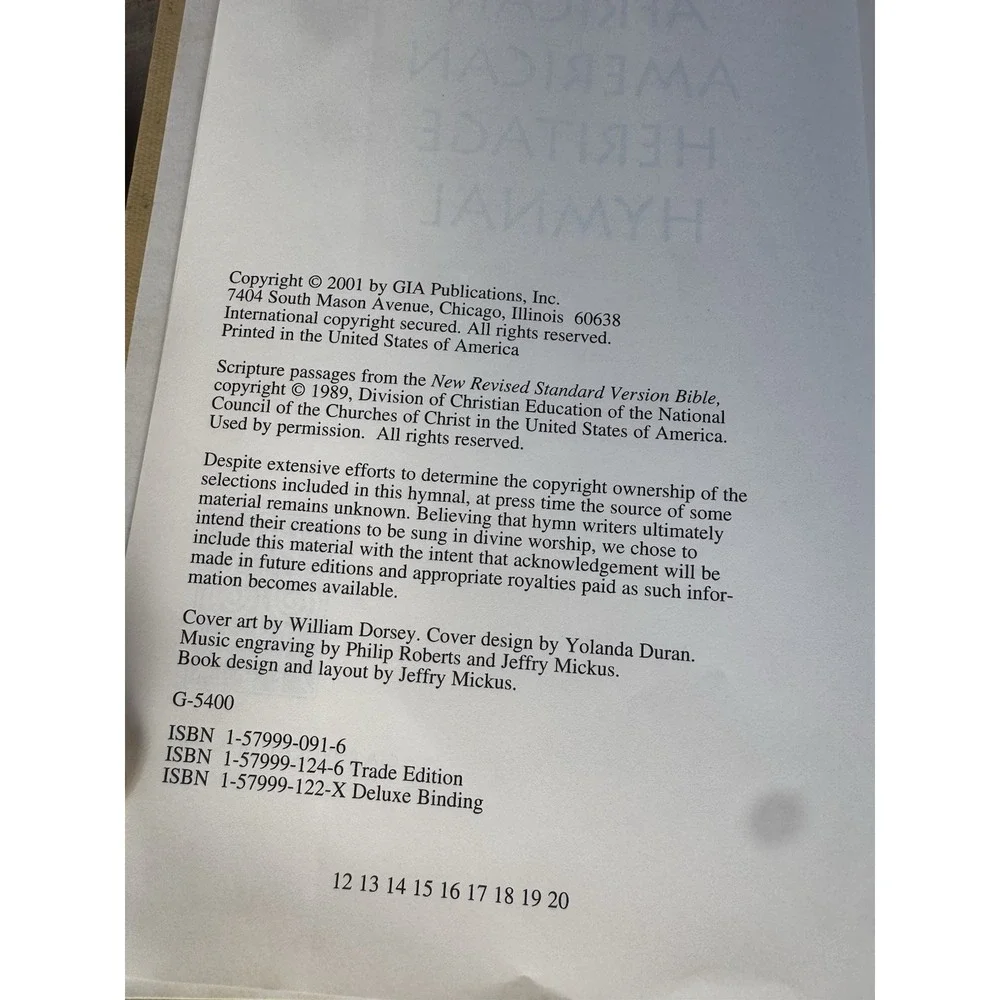African American‎ Heritage Hymnal:  Hymns, Spirituals, and Gospel Songs